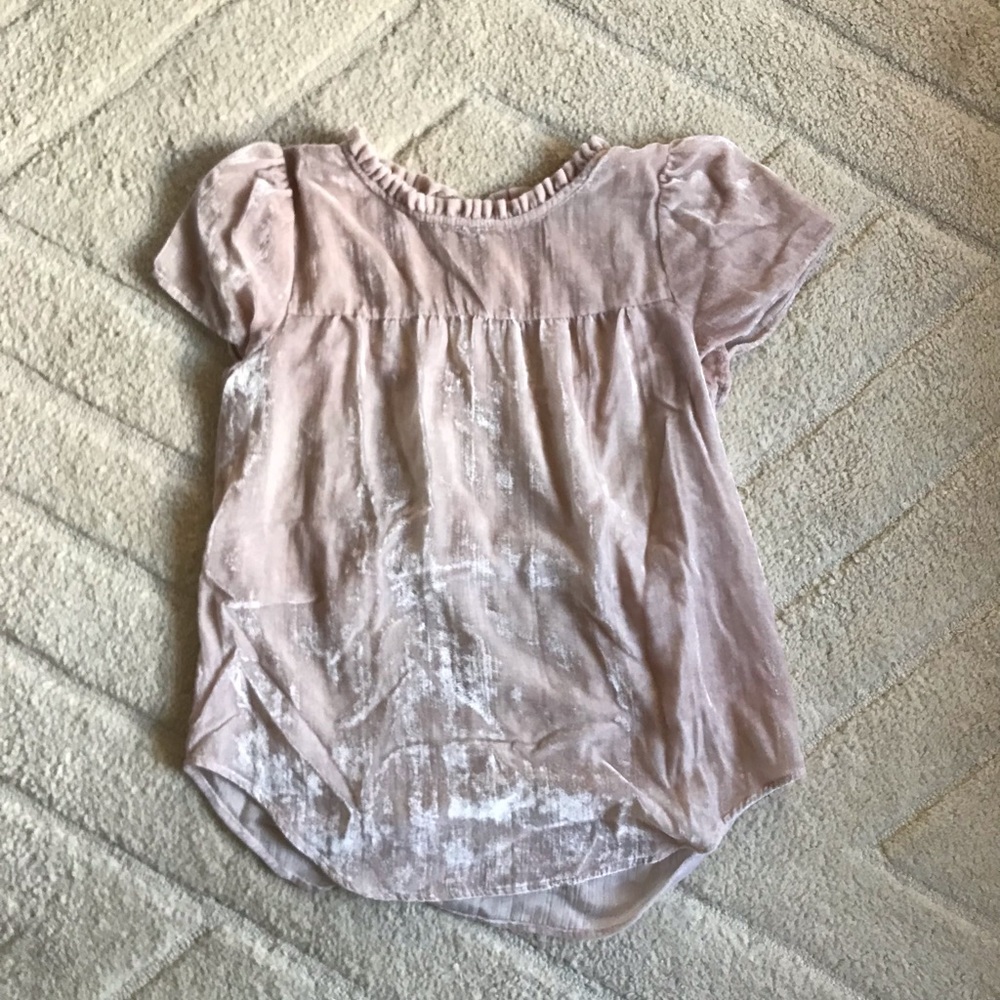 LOFT Crushed Velvet Top